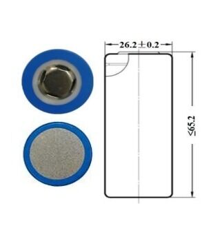 26500 3600mAh THLB Battery 3.2V Normal Storage 0.5C Flat Top Battery