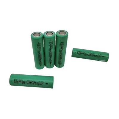 2600mAh 3.6V Cylindrical Lithium Ion Battery LiNiMnCoO2 18650 800 Cycles