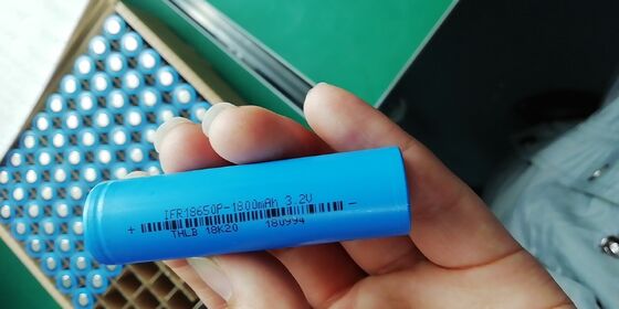 IFR18650 Cylindrical Lithium Battery 1800mAh 3.2V LiFePO4 2000 Cycles