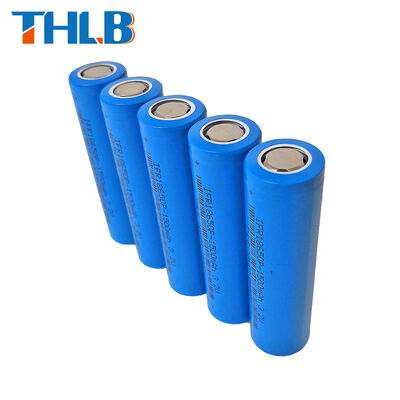 2500mah 2600mah Lithium Iron Phosphate 18650 Cell 1000 Times