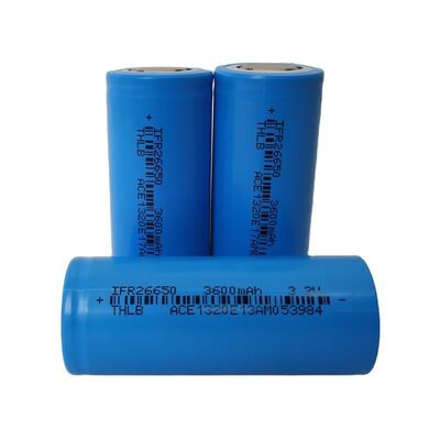 26500 3600mAh THLB Battery 3.2V Normal Storage 0.5C Flat Top Battery