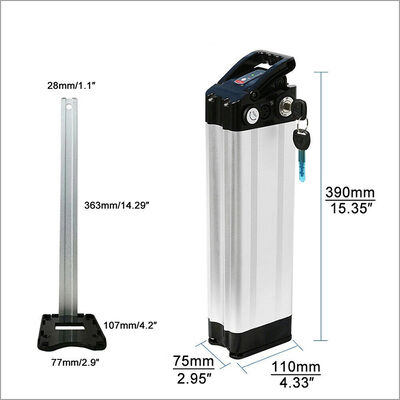 Folding Electric Bicycle Battery Lithium Iron Phosphate 10ah 36v 48v Rechargeable