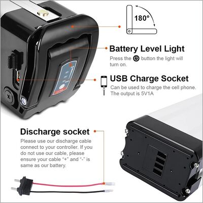 14Ah 18Ah 20Ah Electric Bicycle Lithium Battery 32V 36V 48V Lithium Battery